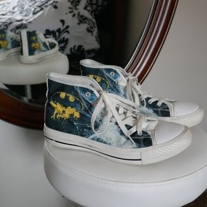 Batman Sneakers (Chuck style) Size 9